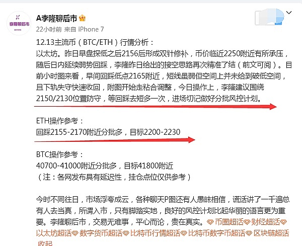 疯狂的加密世界：比特币冲高回落，以太坊蓄势待发